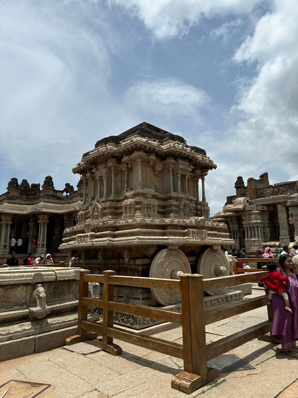 Stone Chariot at Vijaya Vittala Temple Hampi