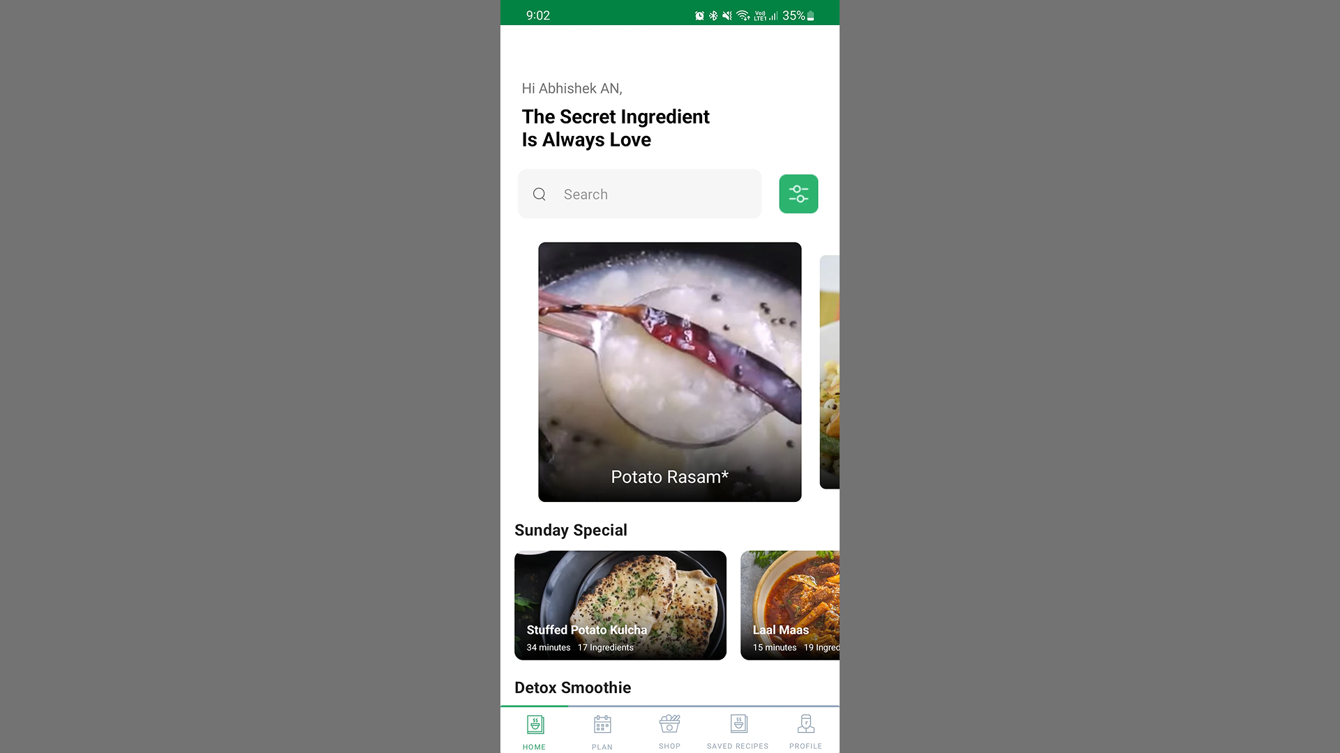 BB Meal Planner